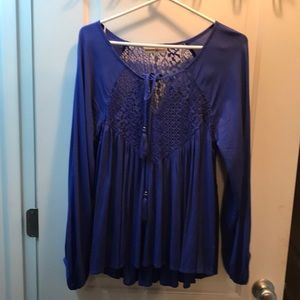 Blue/purple Altard state longsleeeve shirt